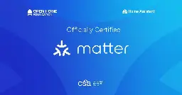 Home Assistant officially Matters