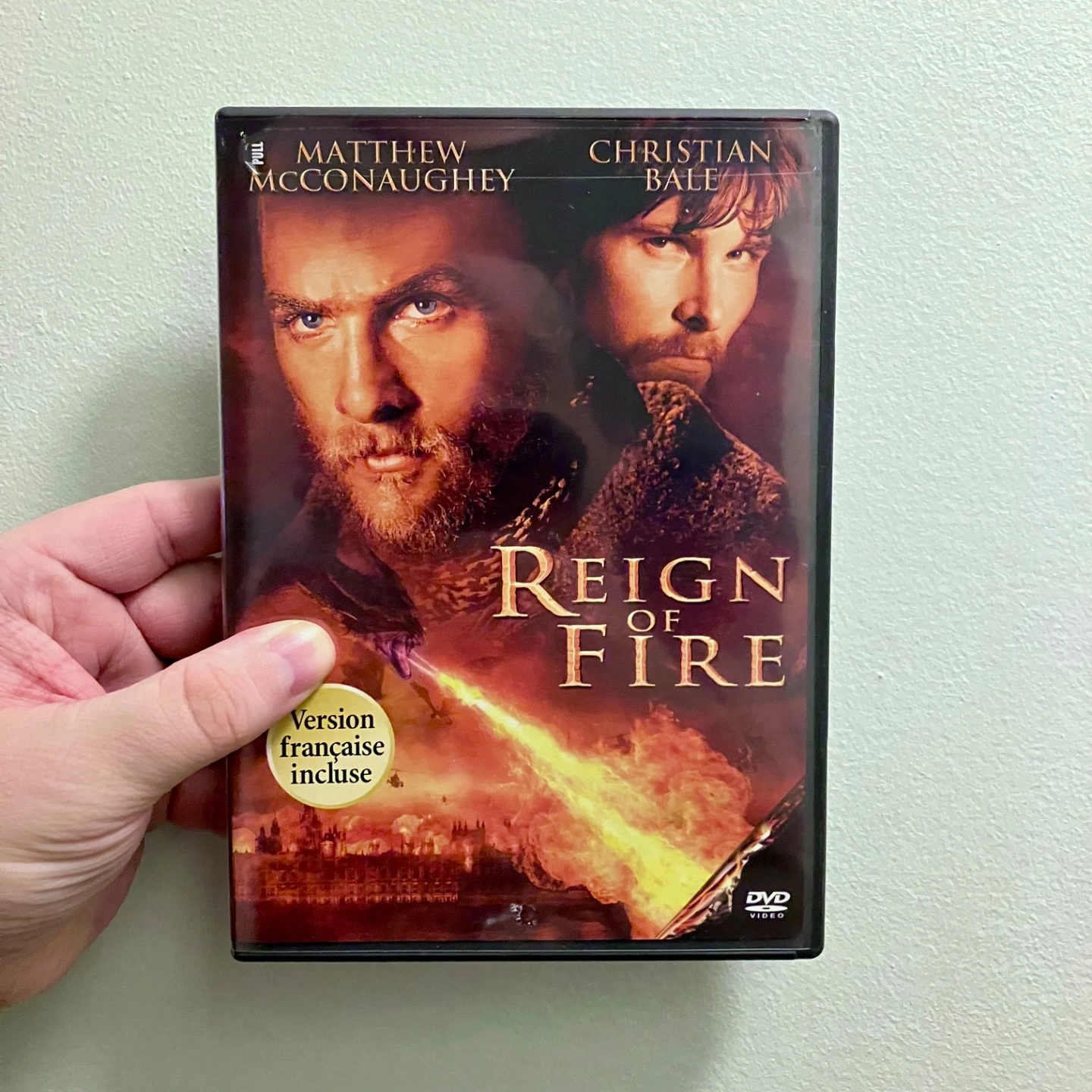 Reign of Fire DVD case