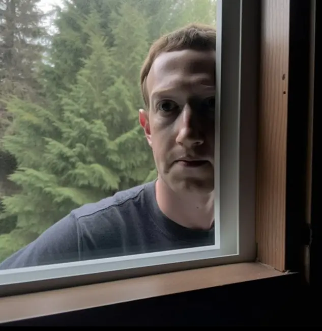 zuckerberg look thorugh window