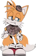 tails-pout