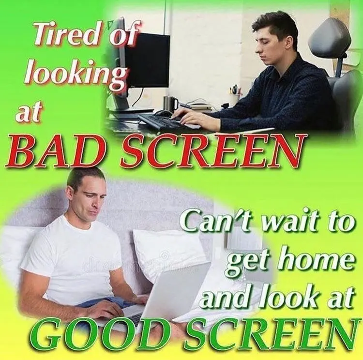 good screen vs bad screen