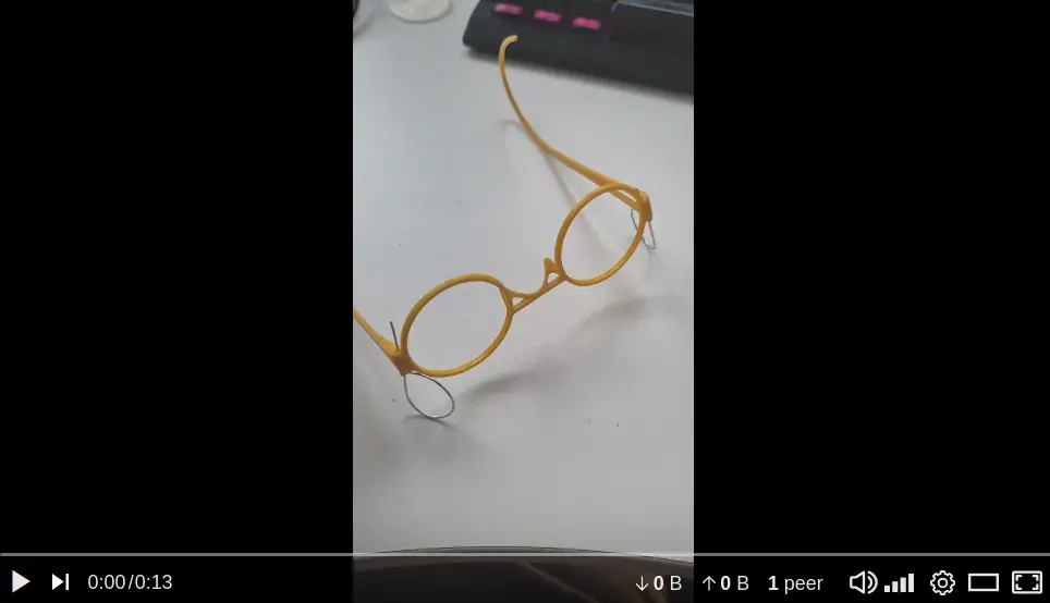 Yellow TPU glasses