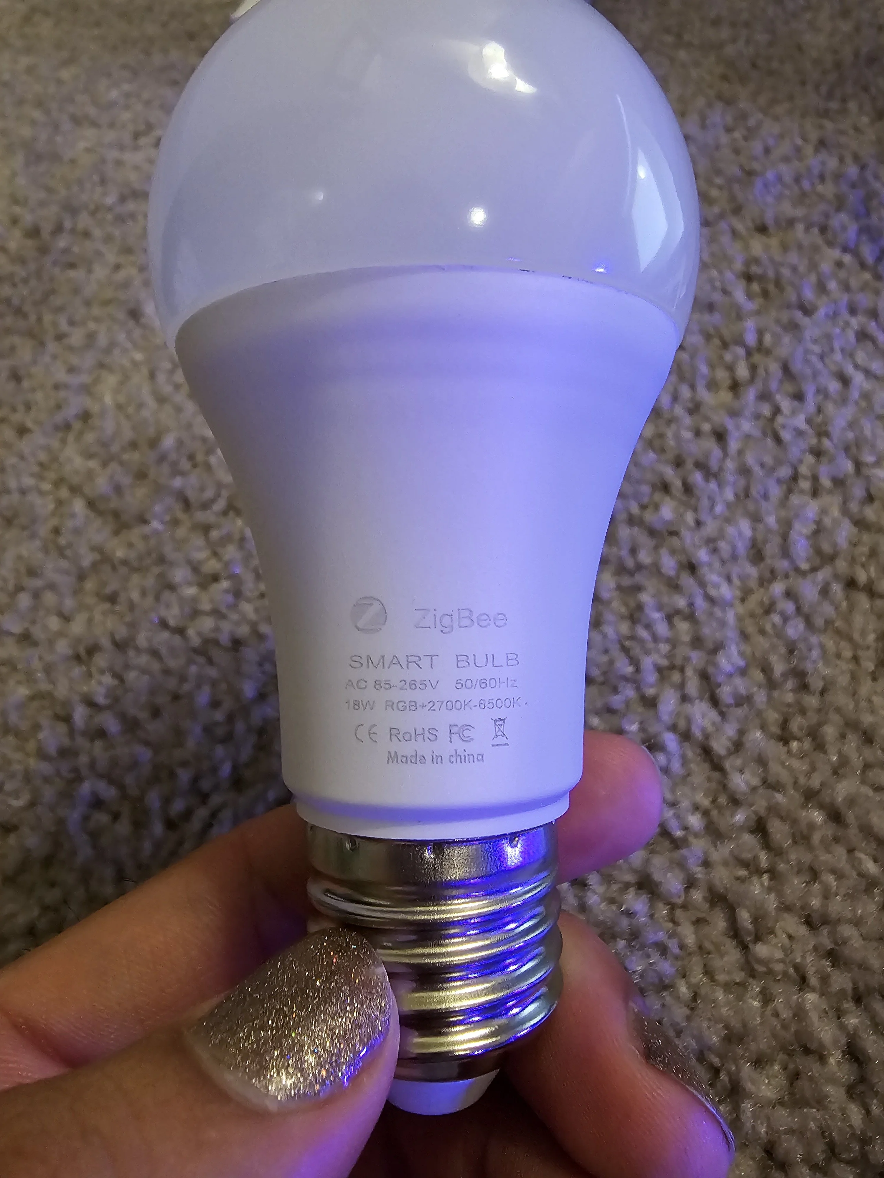 Zigbee RGB+c+w bulb