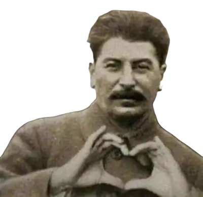 stalin heart hands