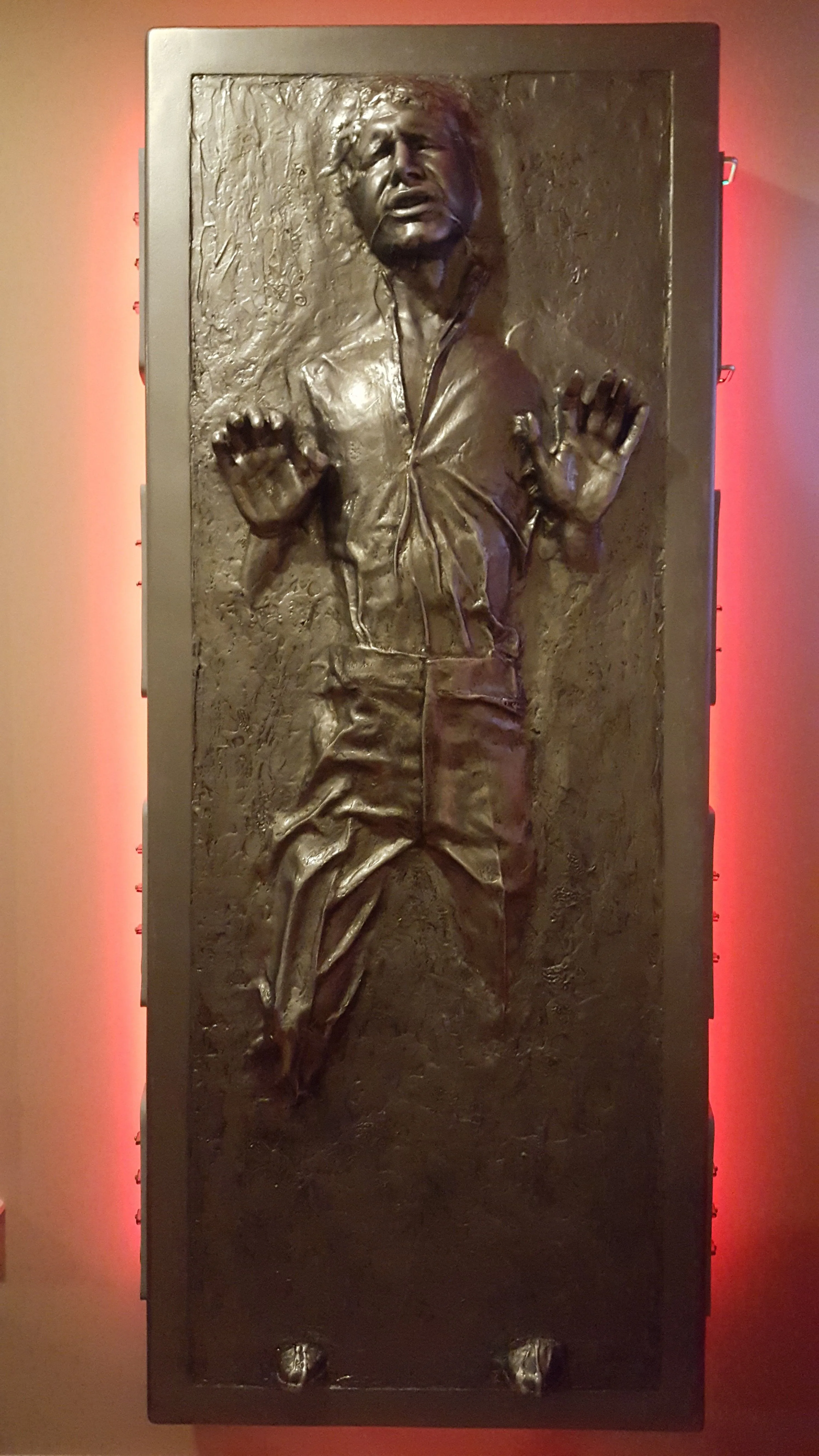 Han Solo in carbonite.