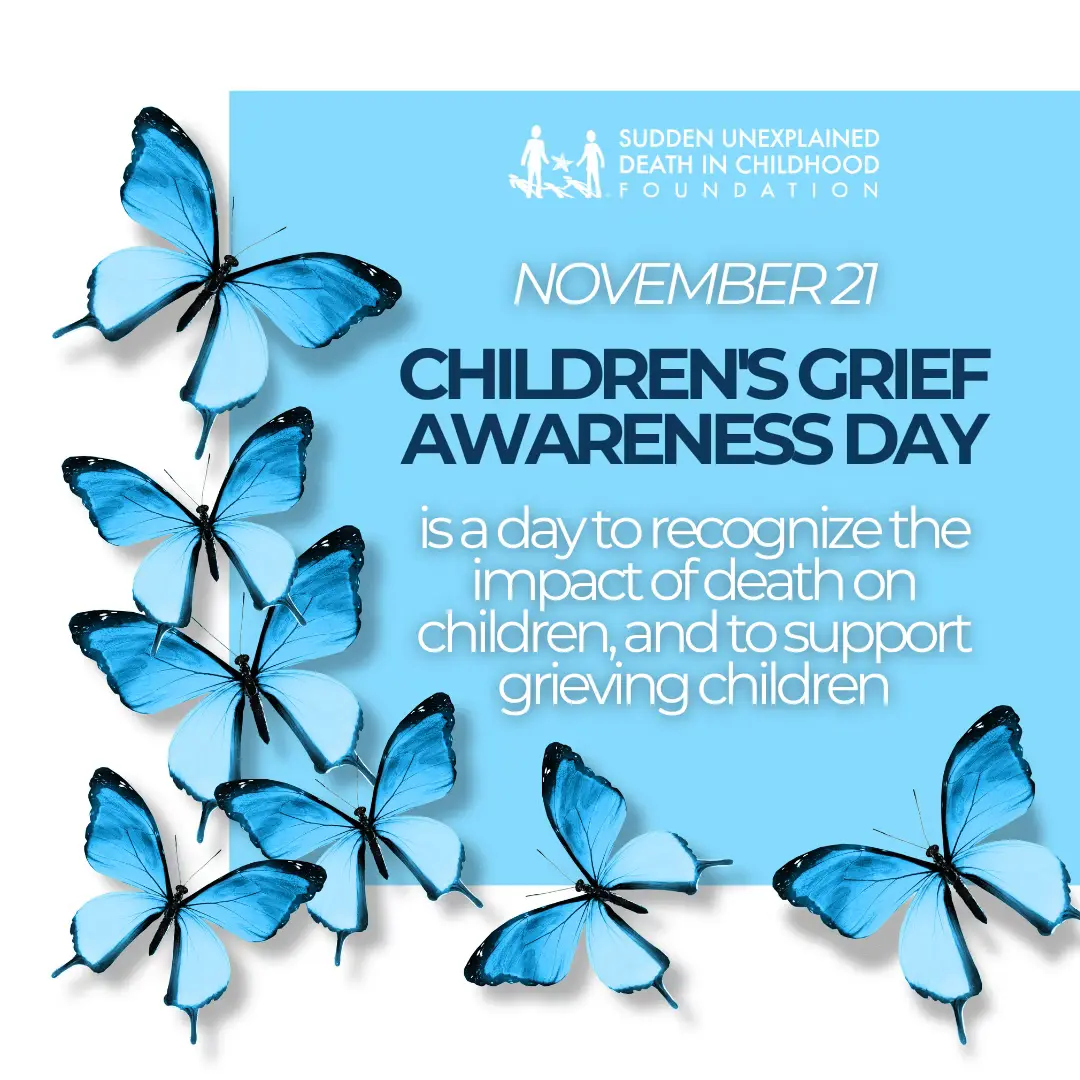 November 21 is Children's Grief Awareness Day