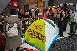 First-Ever Faculty Gaza Solidarity Encampment Erected at The New School