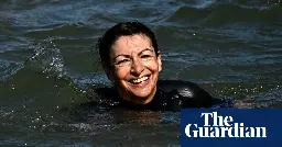 Paris mayor swims in Seine as river is cleaned up just in time for Olympics