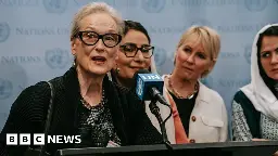 Afghanistan: Cats have more freedom than women, says Meryl Streep