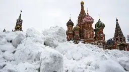 Severe blizzard blankets Moscow in decades-worth of snow