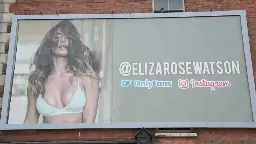 Billboards featuring OnlyFans model ruled ‘not overtly sexual’ by UK advertising watchdog