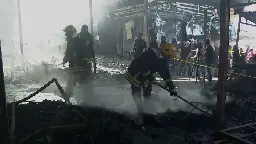 Video. WATCH: Ramallah market engulfed in flames after Israeli raid