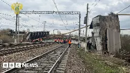Russia: One dead as bridge collapses on railway tracks