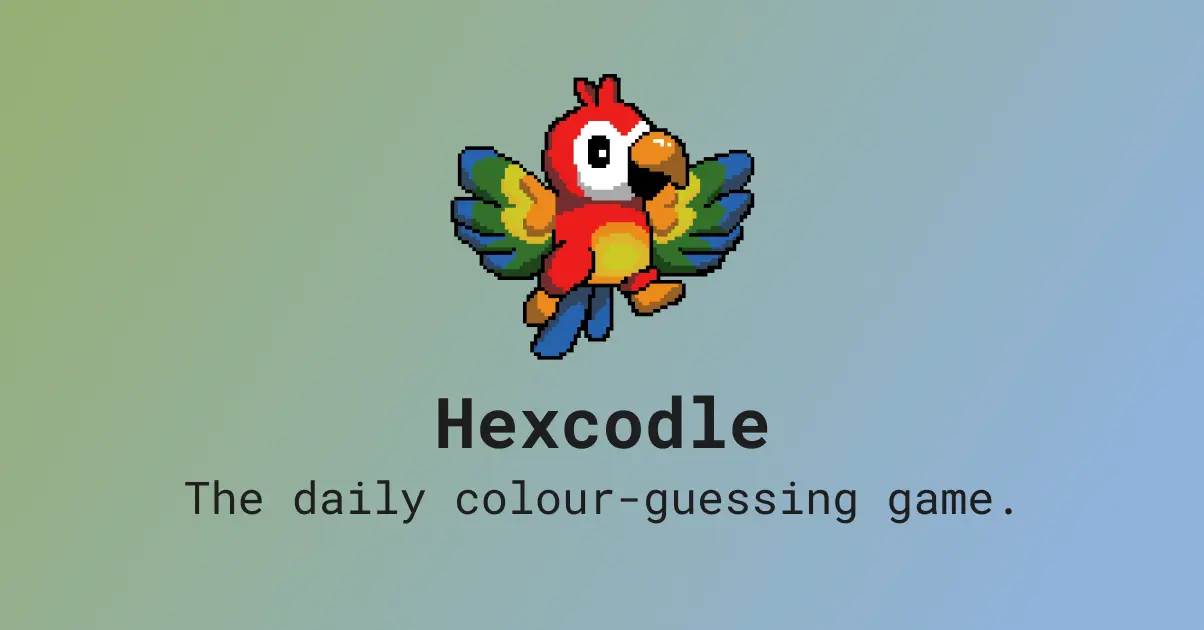 Hexcodle - The Daily Hexcode Guessing Game!