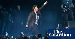 ‘I’m the king and I will destroy you!’: Argentinian president stages frenetic stadium appearance