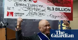 ‘Beautiful prize’: Oregon man with cancer wins $1.3bn lottery jackpot