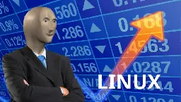 Linux hits another all-time high for July 2024 according to Statcounter