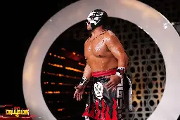 Ultimo Guerrero explains mask issues that took place on AEW Collision